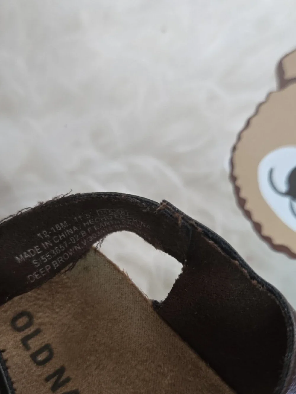 Old Navy Dark Brown Double-Buckle Kids Sandals